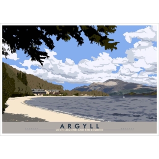 Image of Argyll: Loch Lomond and Ben Lomond by Stewart Bremner
